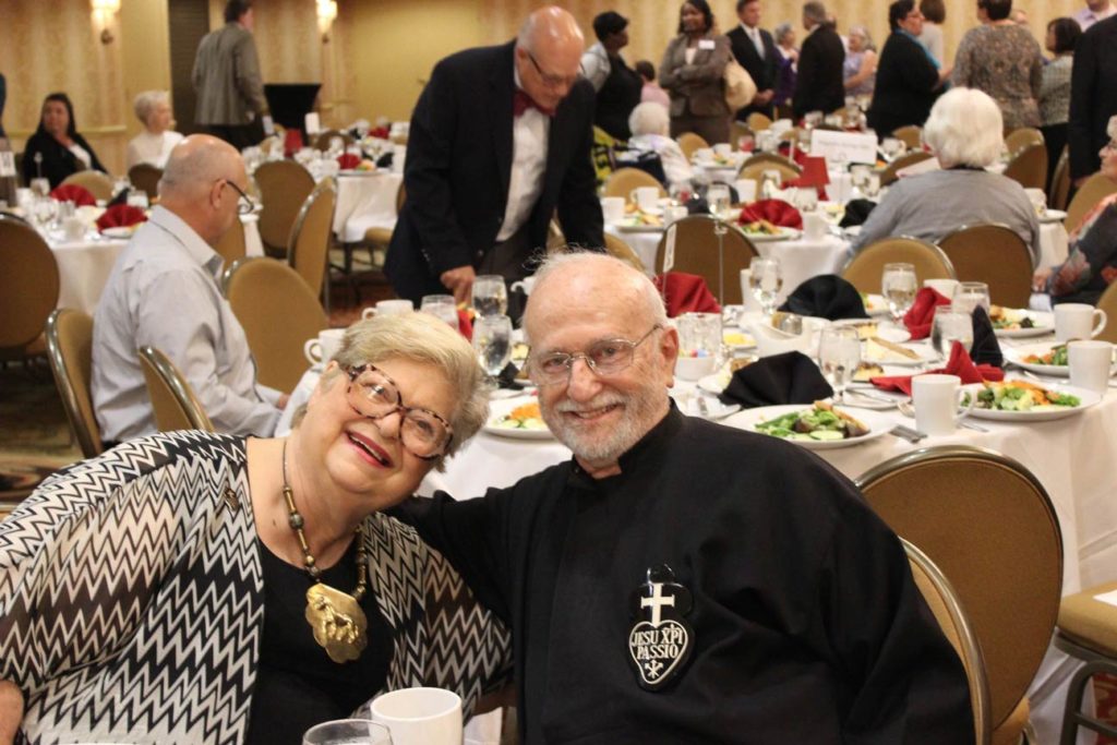 Kay Woodworth and Fr. Eric Meyer, CP.