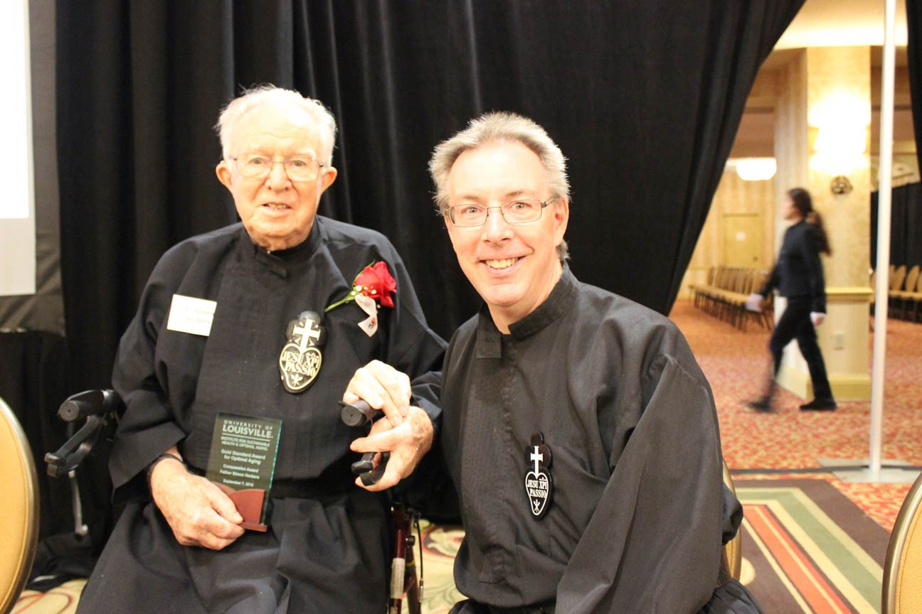 Fr. Simon Herbers, CP, and Fr. David Colhour, CP.