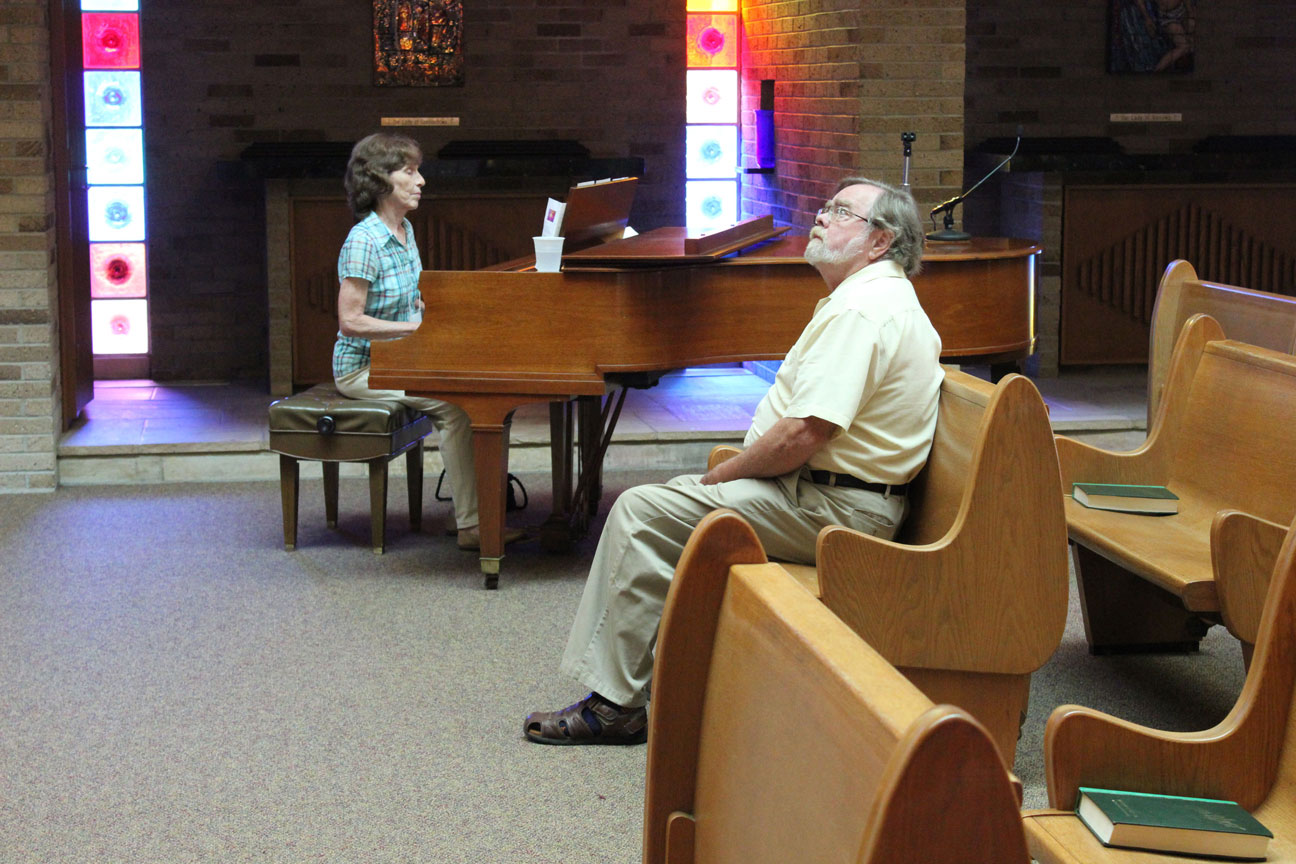 Jean and Jim Ryan led a beautiful prayer service Saturday morning.