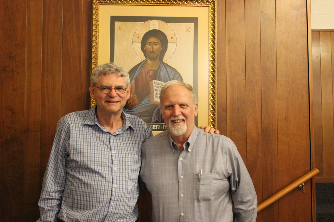 Fr. Joe Moons, CP, and Bill Berger.