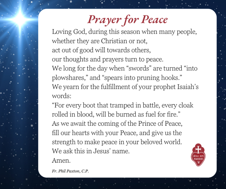 Prayer for Peace