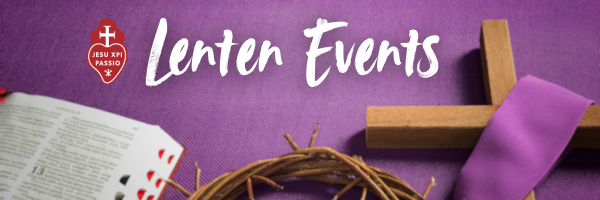 Lent 2025 - Lenten Events HEADER