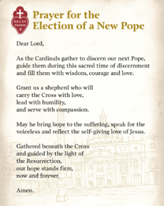 Prayer for Election of New Pope