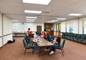 Repaired DeLoor Hall at Mater Dolorosa Passionist Retreat Center