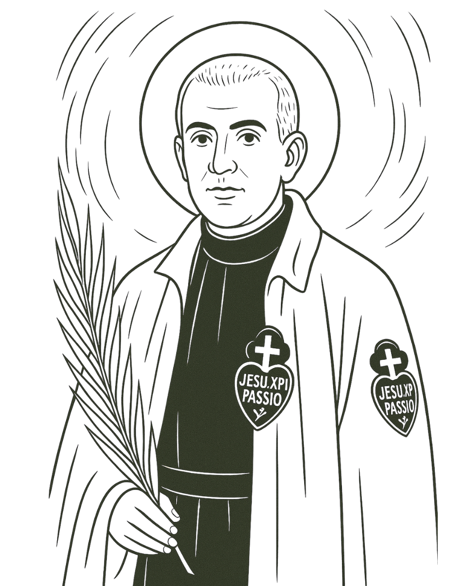 Line drawing of St. Innocencio Canoura A.