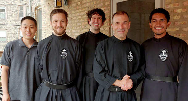 A group of Passionist students studying at Catholic Theological Union