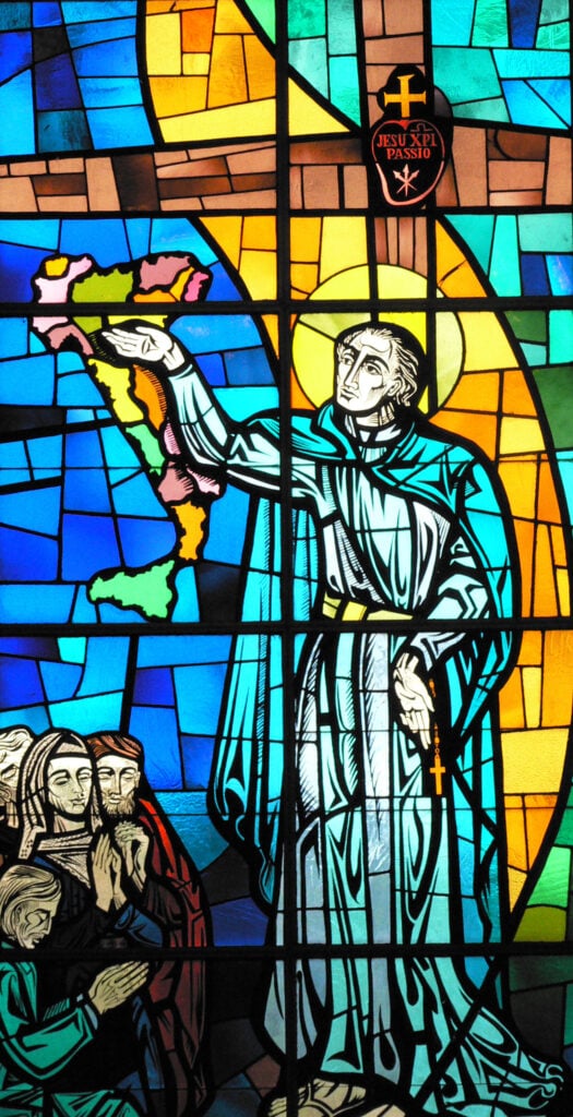 Three smiling Passionist priests