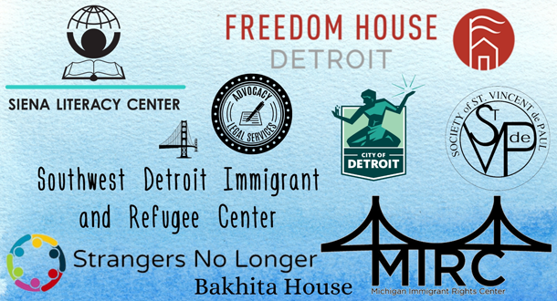 The migrant/refugee support centers in the Greater Detroit Area that participated in a a retreat at St. Paul of the Cross Passionist Retreat & Conference Center