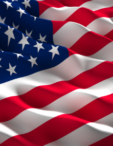 American flag background