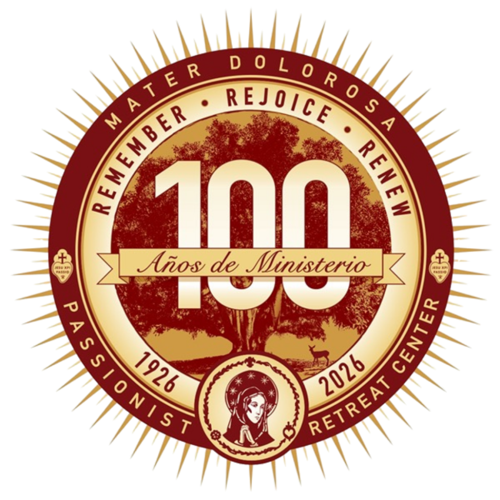 Centennial logo of Mater Dolorosa Passionist Retreat Center