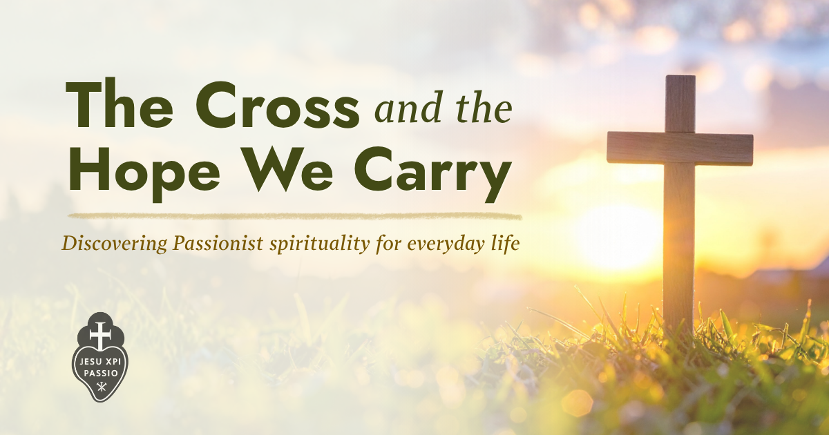 Promotion of an event entitled The Cross and the Hope We Carry