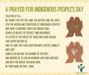 Prayer for Indigenous Peoples Day