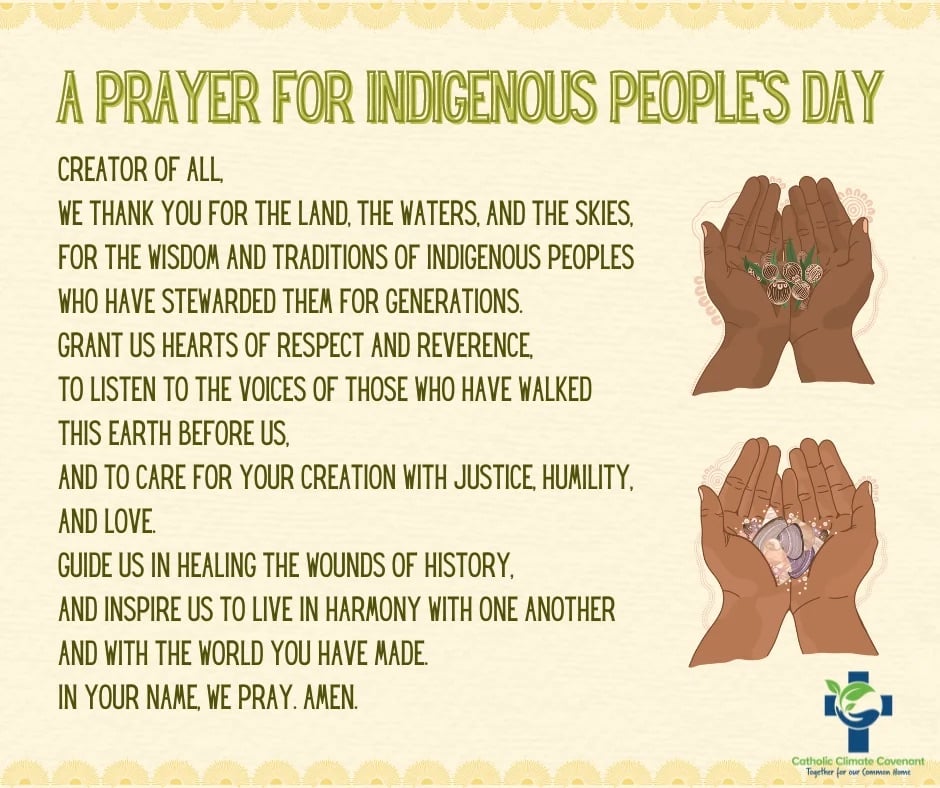 Prayer for Indigenous Peoples Day